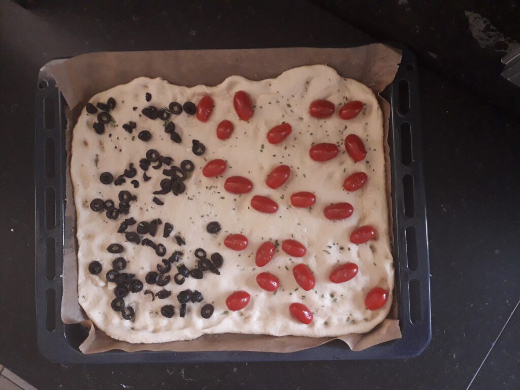 Recept voor koemelkvrije focaccia