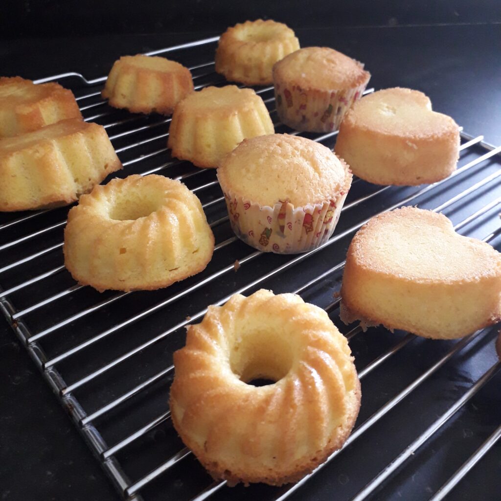 Recept voor koemelkvrije kleine cakejes